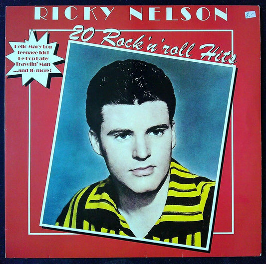 Vinyle Ricky Nelson 20 Rock'n'roll Hits