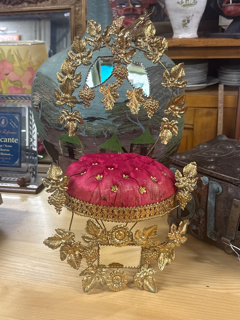 Porte-couronne de mariée – Napoléon Iii – Ornement – Laiton doré