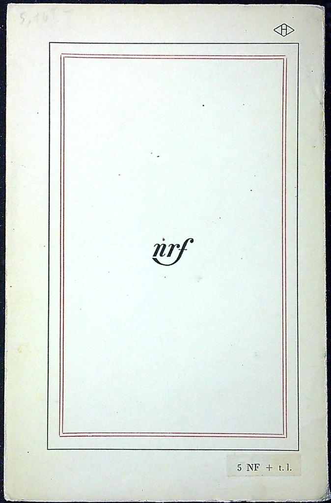 Livre – Gallimard – Littérature – Aux créneaux de la pluie Fombeure