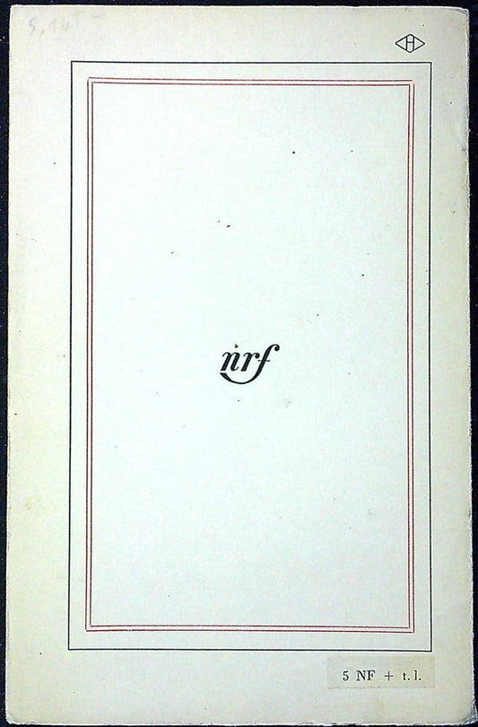 Livre – Gallimard – Littérature – Aux créneaux de la pluie Fombeure