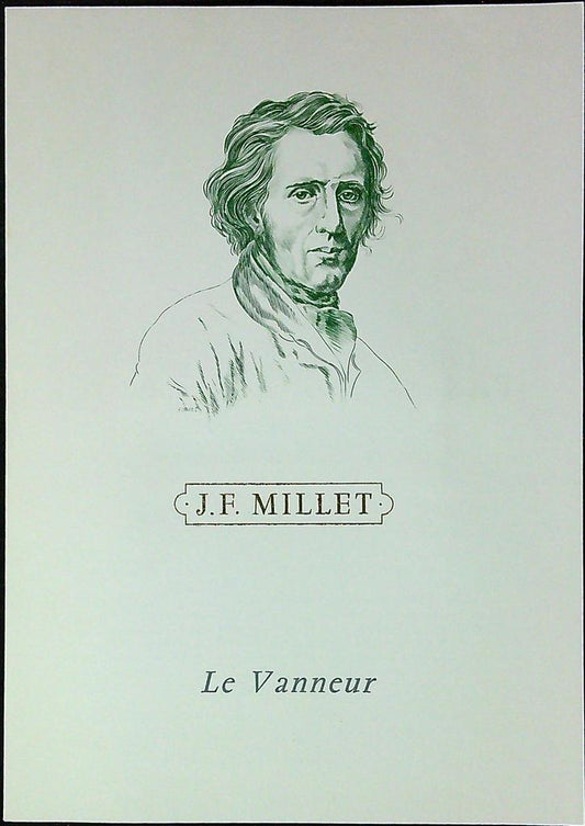 Jean François Millet Le Vanneur Enveloppe Dépliant Timbre 1er jour Encart Fdc Yvert et Tellier