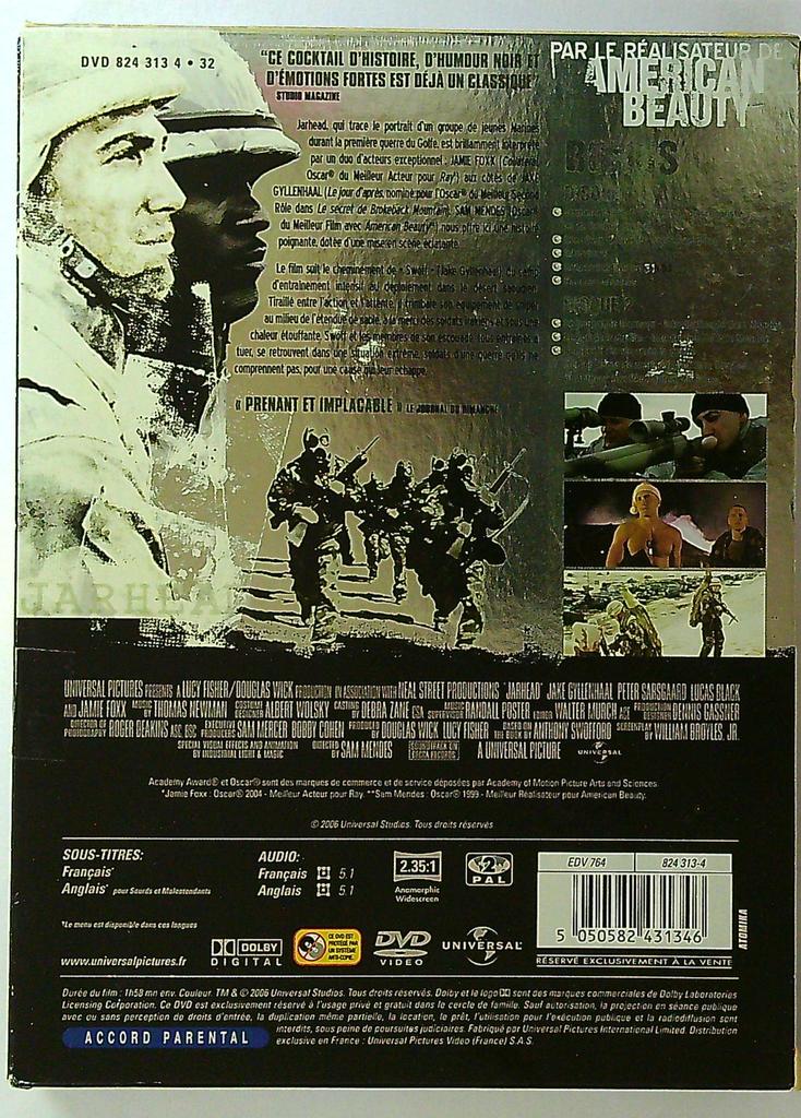 Dvd Jarhead Édition Collector 2 Dvd @universal Pictures