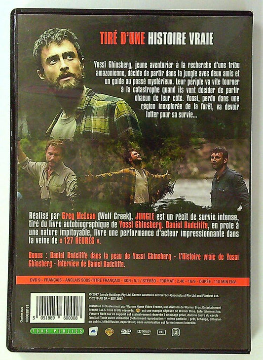 Dvd Jungle Daniel Radcliffe film aventure survie
