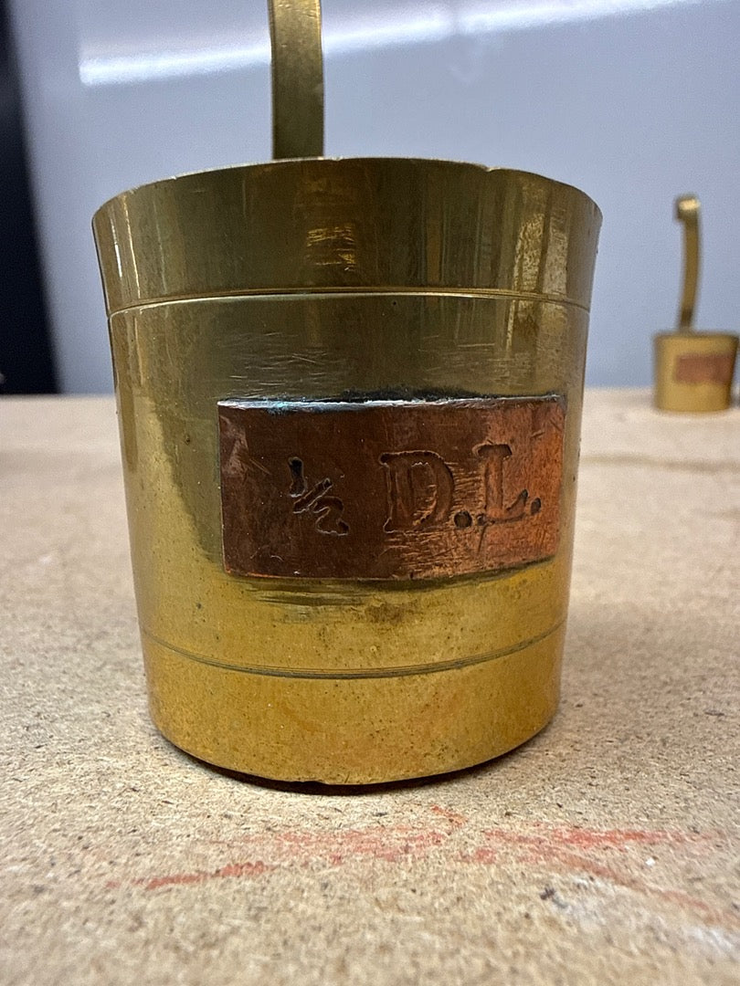 Mesures À Lait – Sans Marque – Cuisine – Set Vintage En Laiton