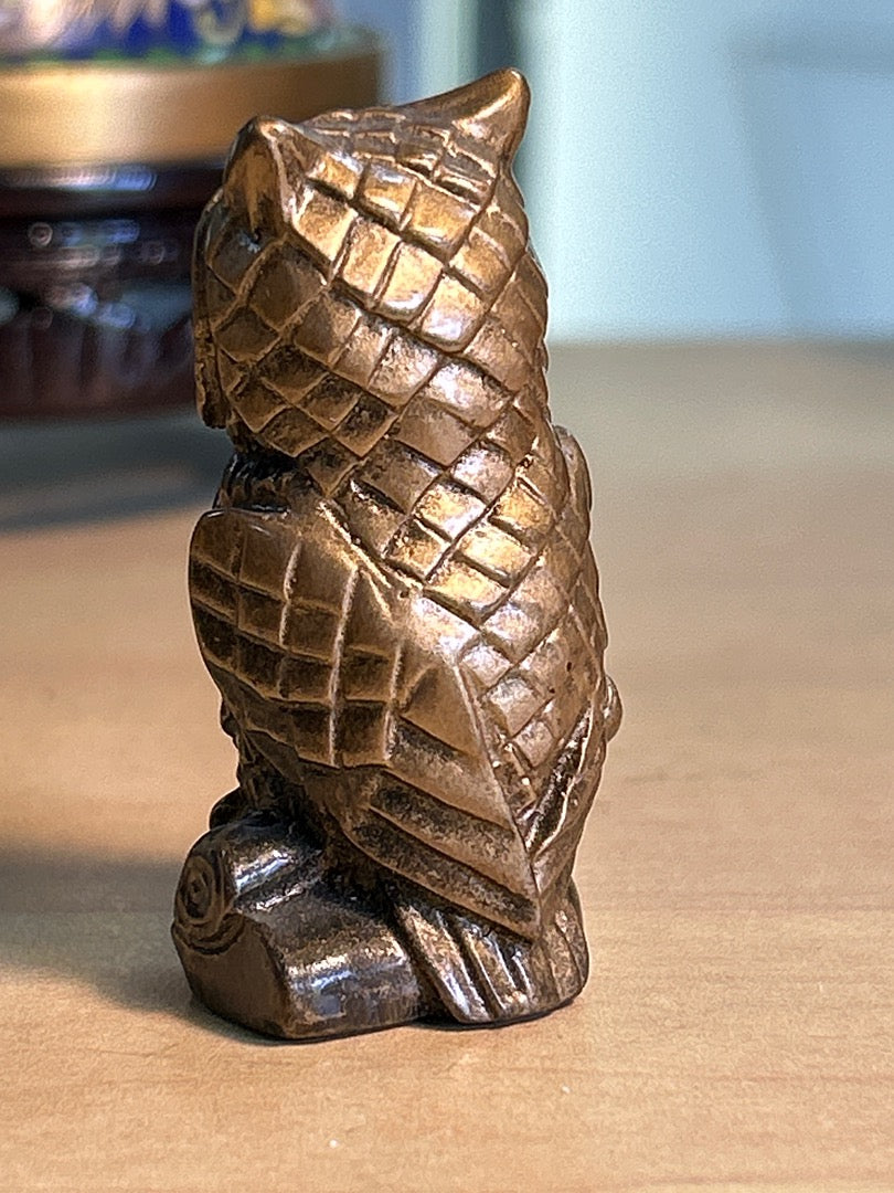 Figurine Chouette / Hibou en résine