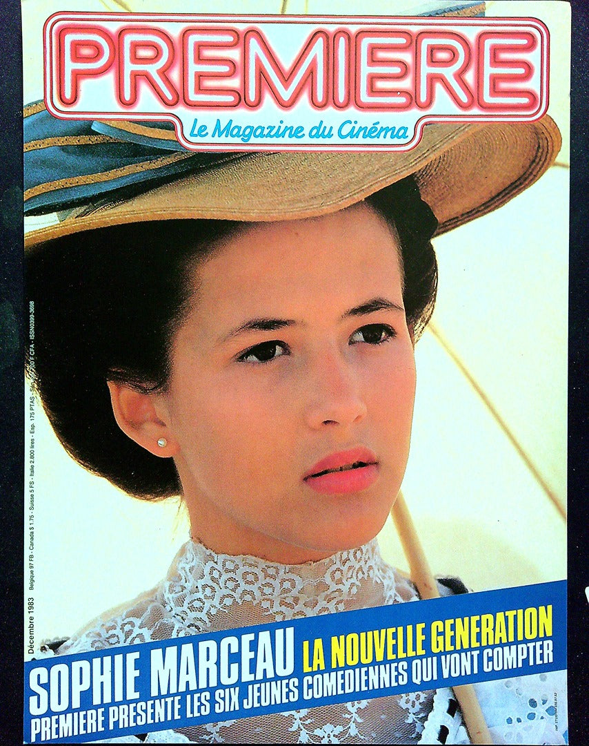 Affiche de Kiosque Plv Promo Magazine Première Sophie Marceau Décembre 1983 Cinéma