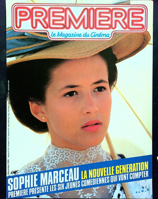 Affiche de Kiosque Plv Promo Magazine Première Sophie Marceau Décembre 1983 Cinéma