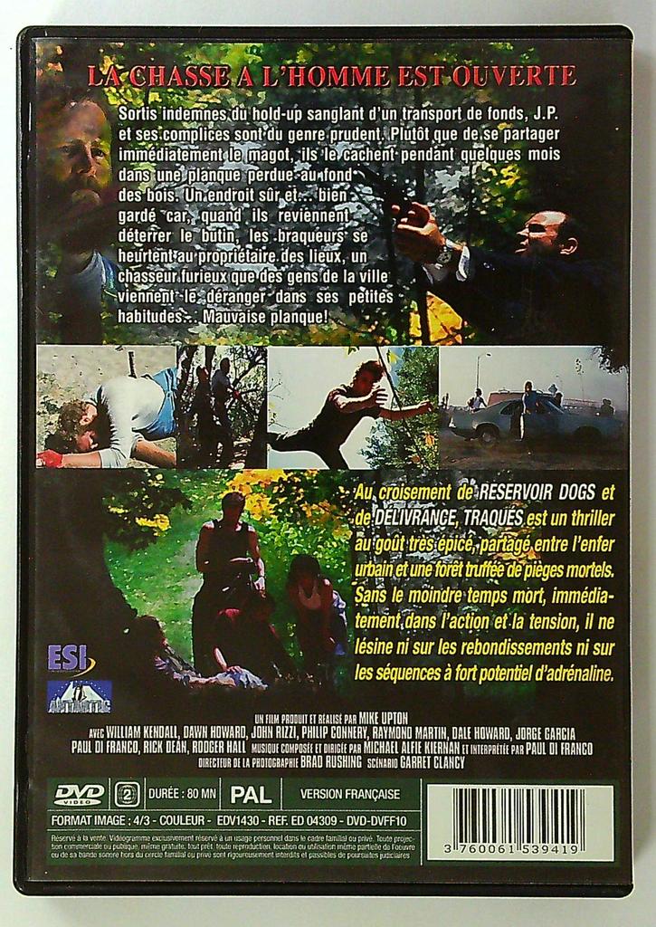 Dvd Film Traqués Thriller