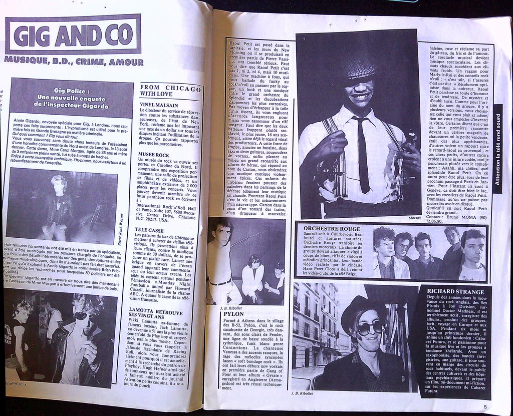 Magazine – Gig N°13 – Musique – Décembre 1981 Madness