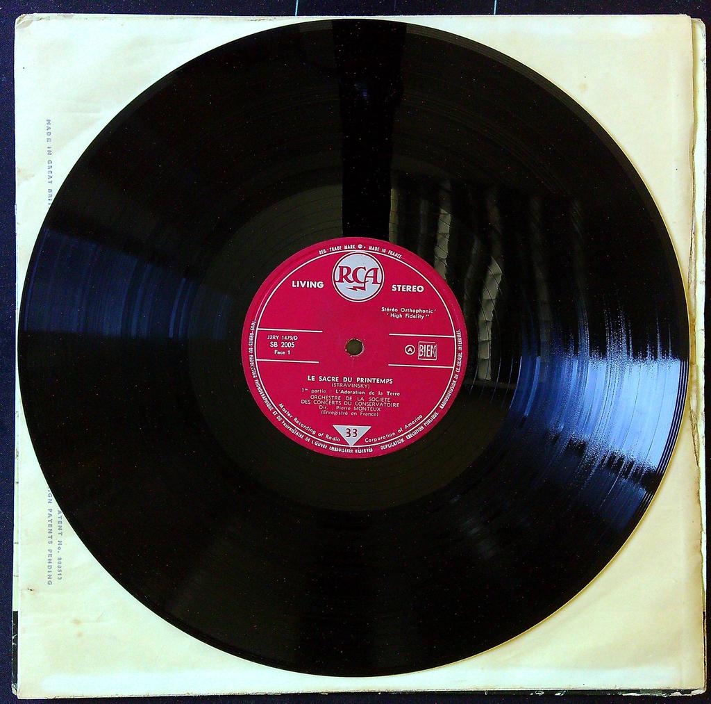 Vinyle Stravinsky – Rca Living Stereo – Musique classique – Le Sacre du Printemps