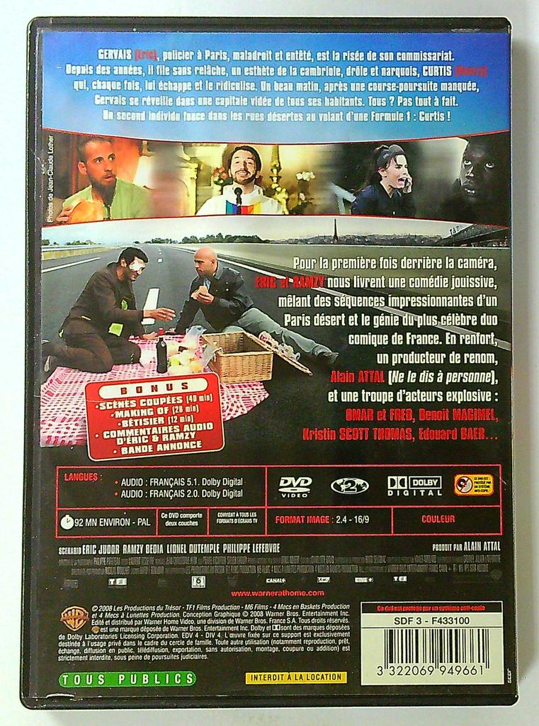 dvd Seuls Two Eric et Ramzy Warner Home Video