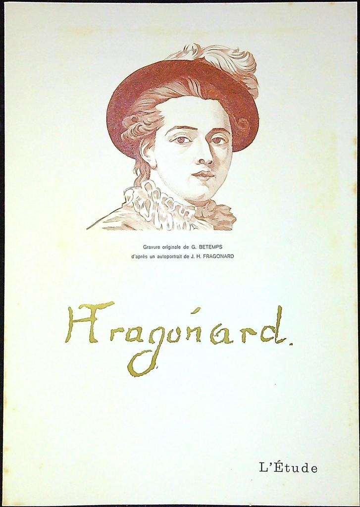 Fragonard L'étude Enveloppe Dépliant Timbre 1er jour Encart Fdc Yvert et Tellier