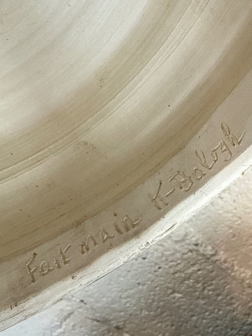 Lampe céramique K Balogh – Poterie vintage