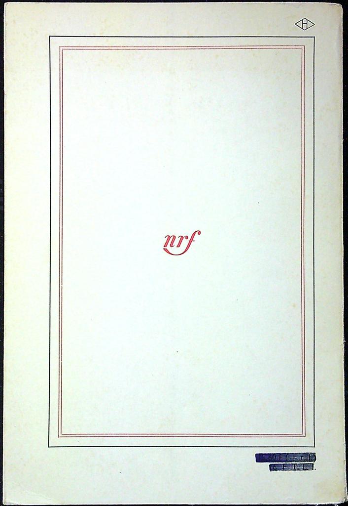 Livre - Gallimard - Littérature - L'illustre fauteuil