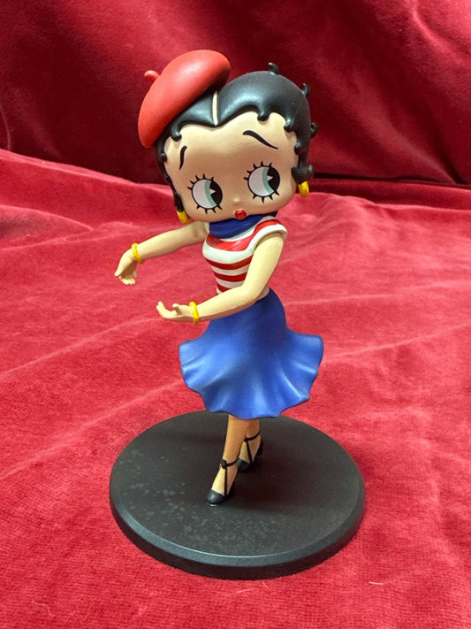 Figurine Betty Boop marinière béret rouge Fleischer Studios