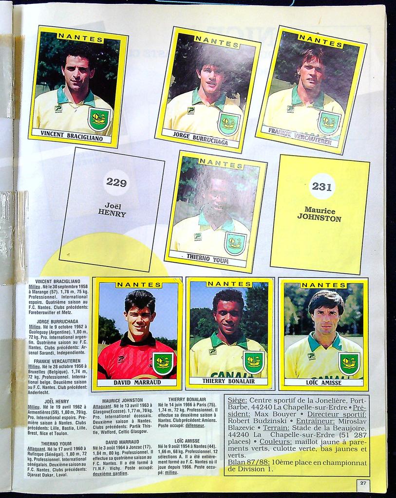 Album Panini Foot 89