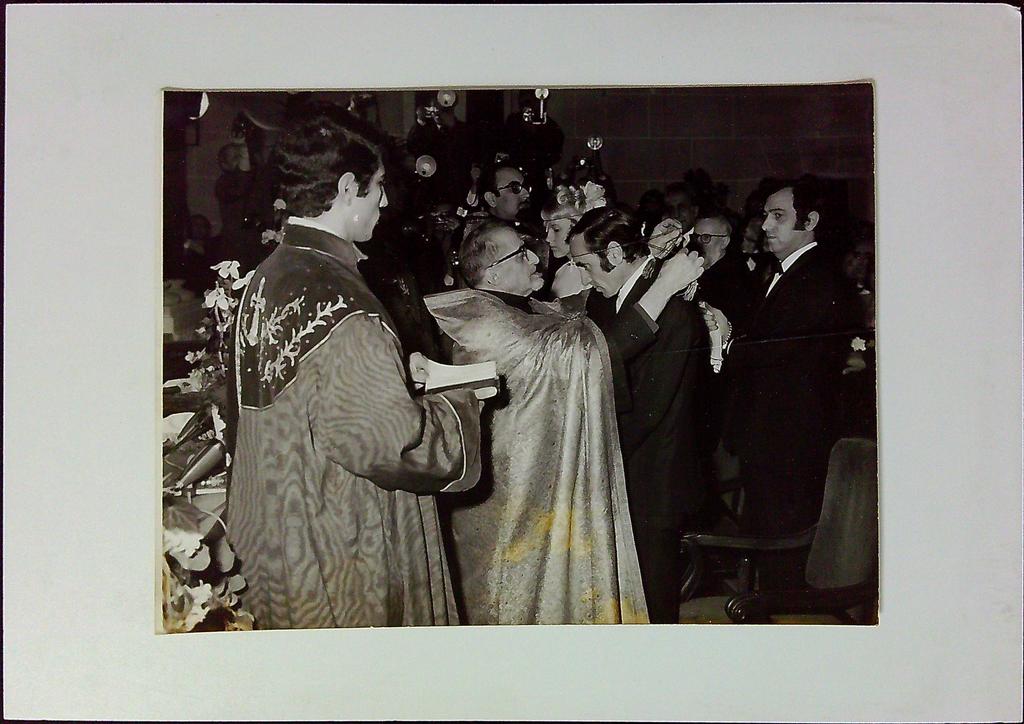 Photo Originale Presse Mariage Charles Aznavour Ulla Thorsell