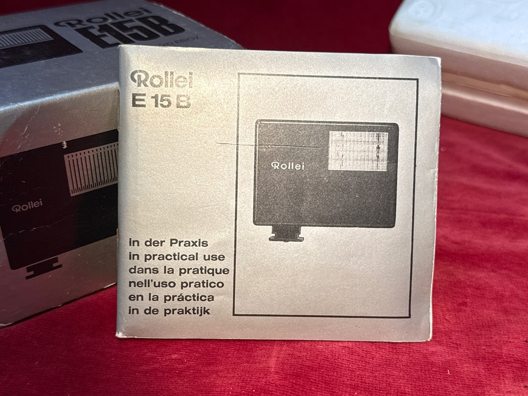 Flash electronique vintage Rollei E 15 B en boite