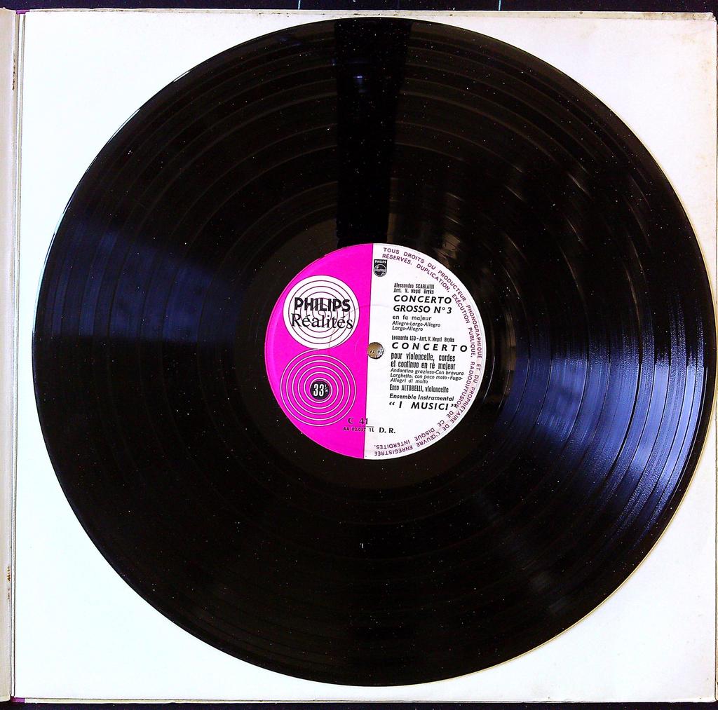 Disque vinyle – Philips – Musique classique – L'école de Naples