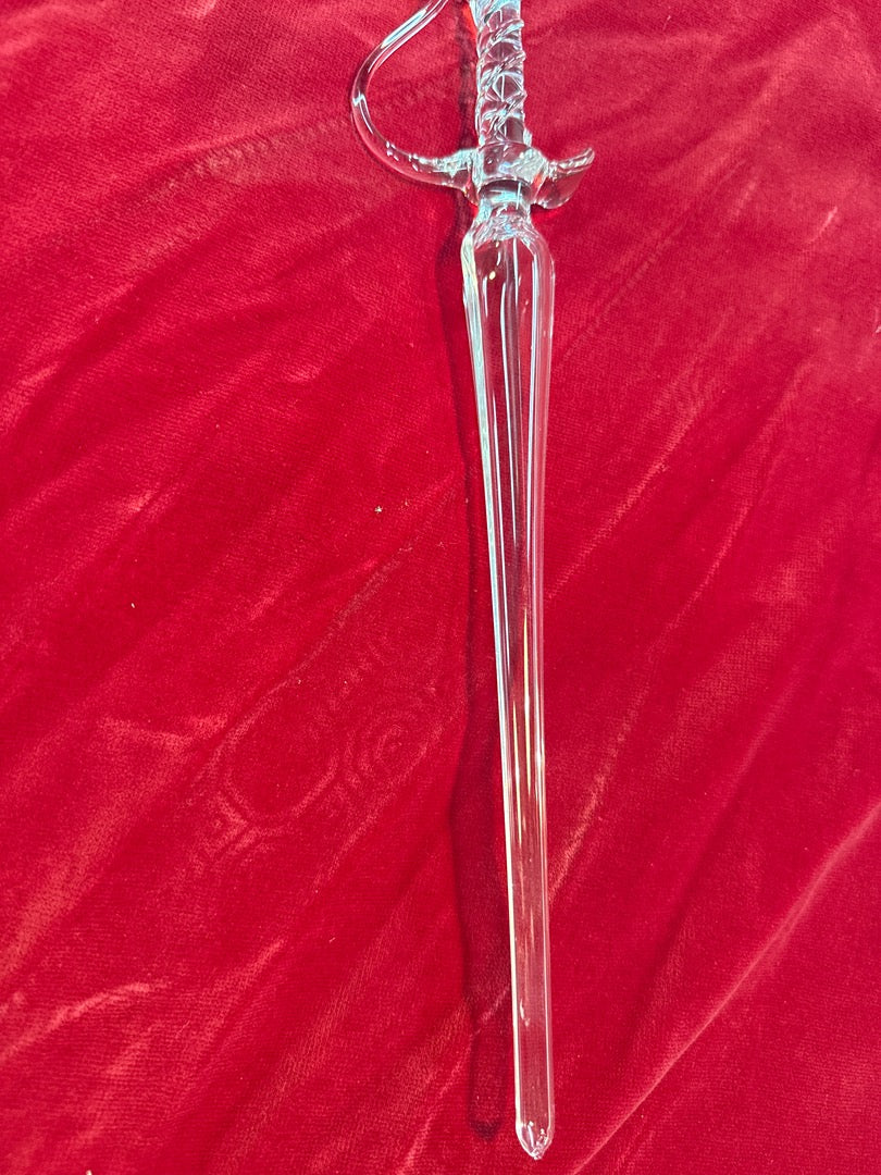 Épée décorative – Artisanat – Ornement – Verre soufflé