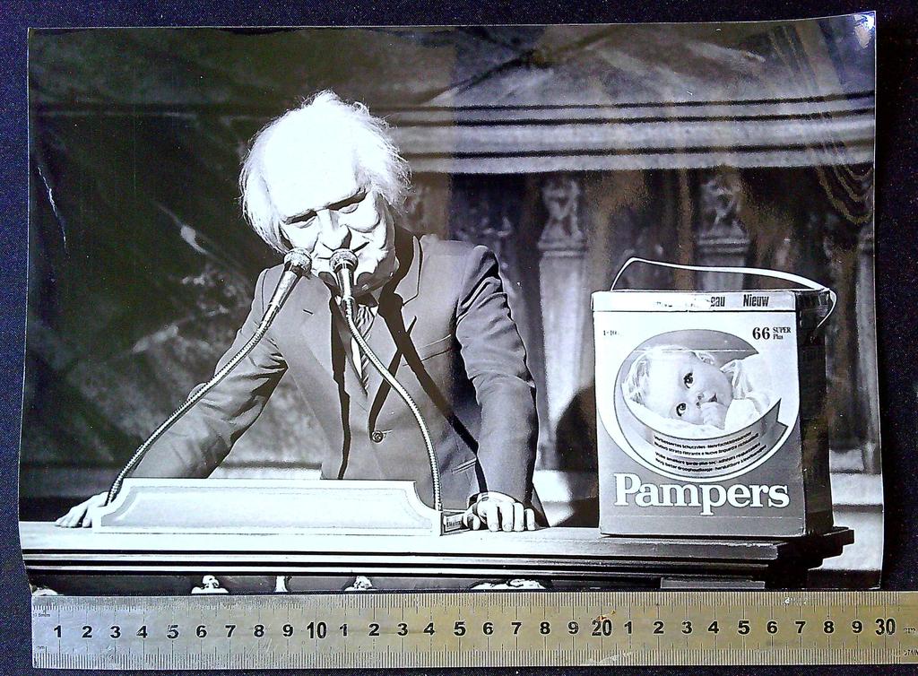 Photo de presse – Thierry Le Luron – Collection – Tirage original Sygma 1981