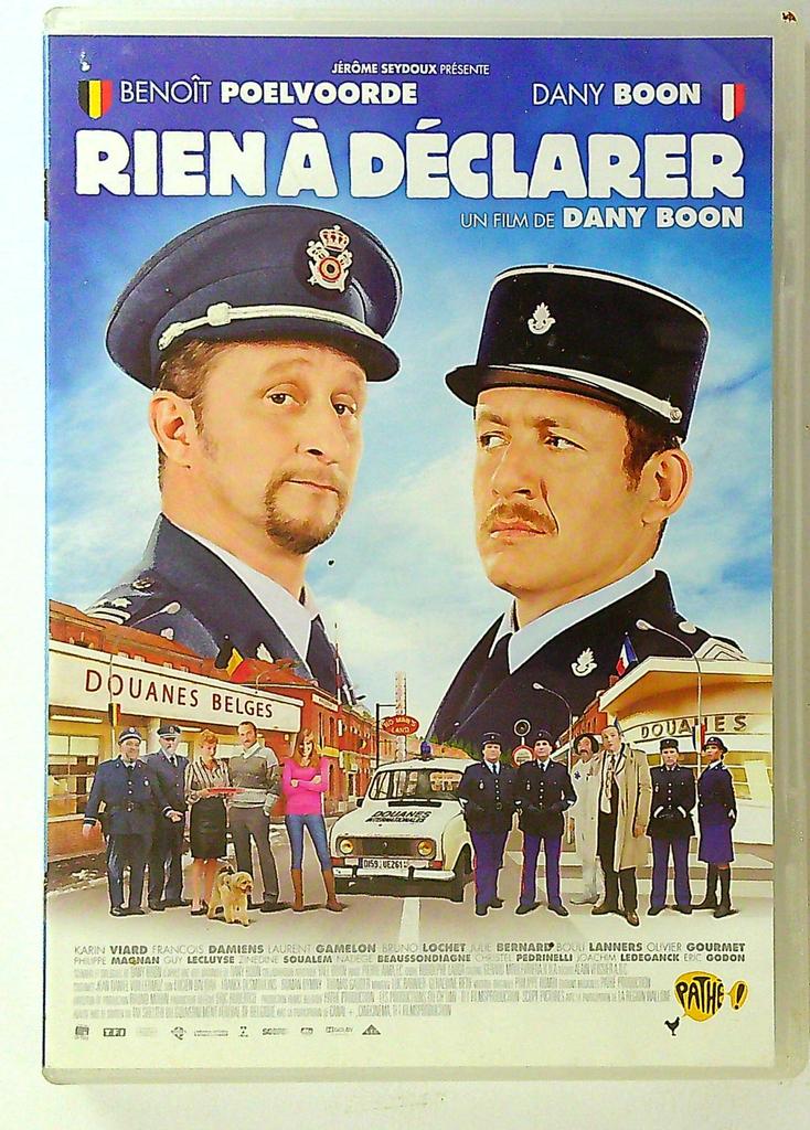 Dvd Rien à déclarer film Dany Boon Benoît Poelvoorde