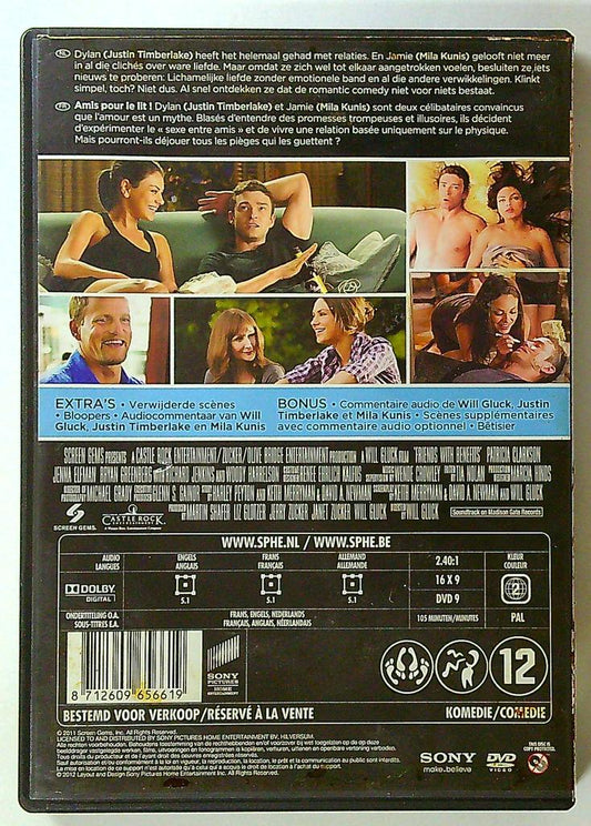 Dvd Sexe Entre Amis Justin Timberlake Mila Kunis