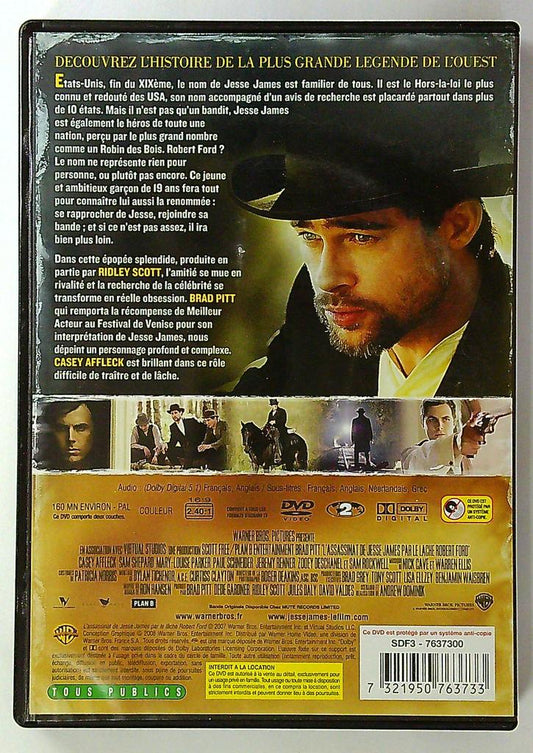 Dvd L'assassinat de Jesse James par le lâche Robert Ford