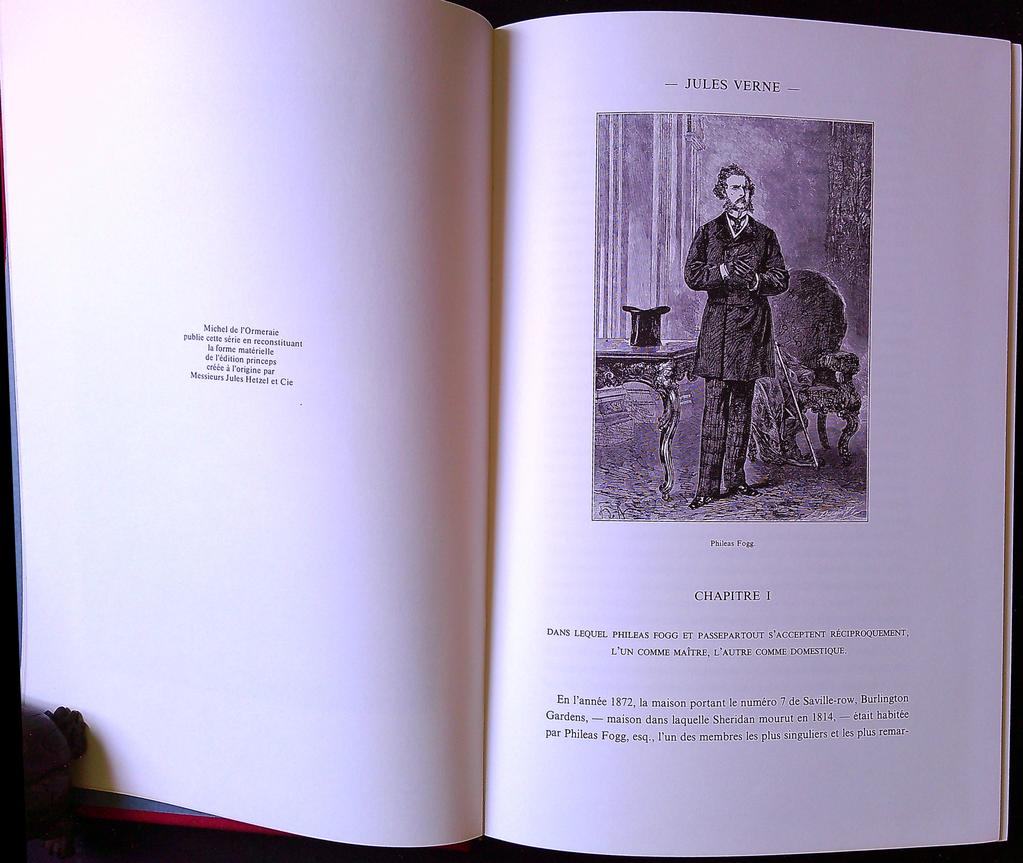 Livre Jules Verne – Tour Du Monde – Livre – Édition Illustrée