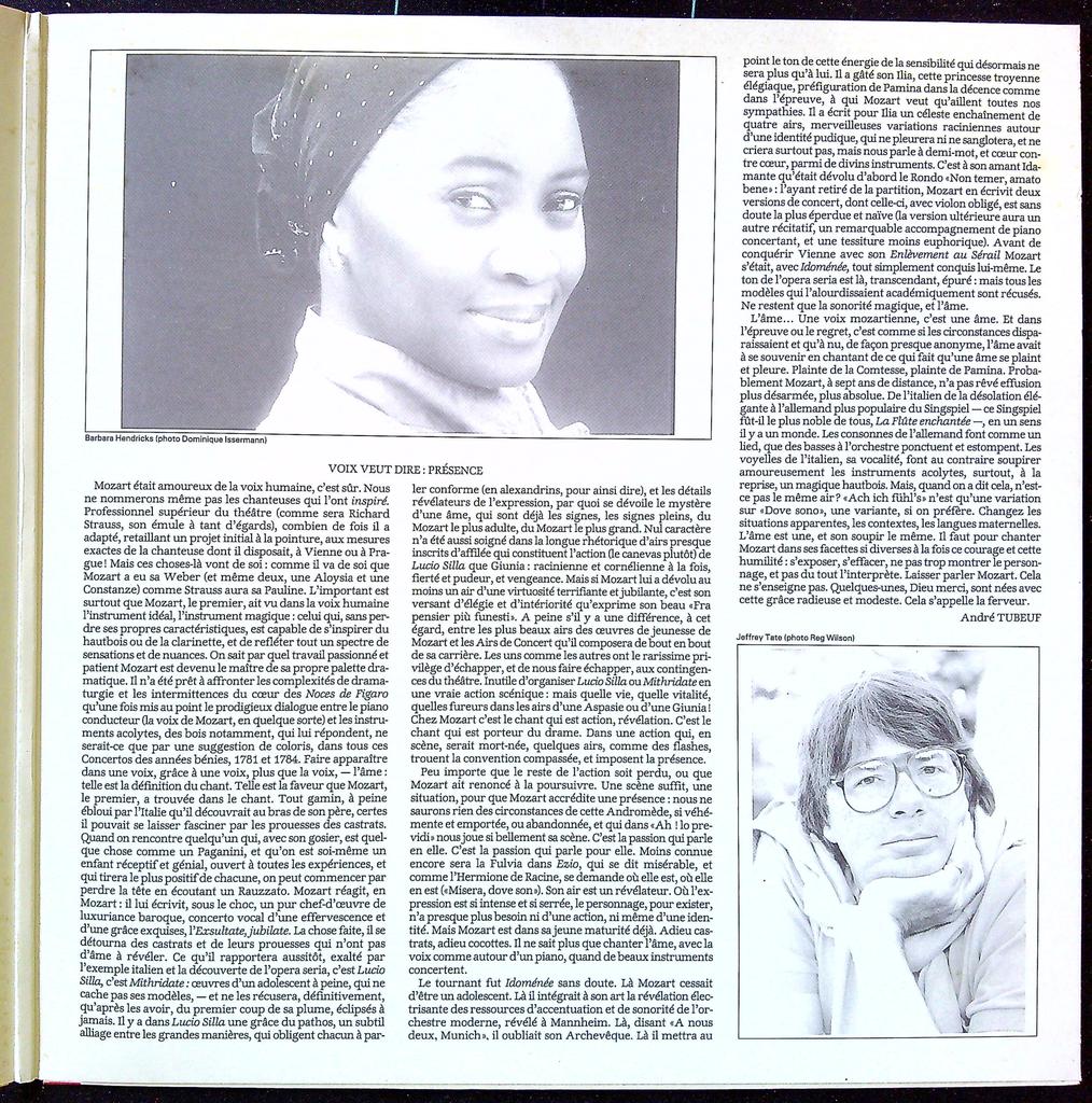 Disque vinyle – Barbara Hendricks – Musique – Airs de concert