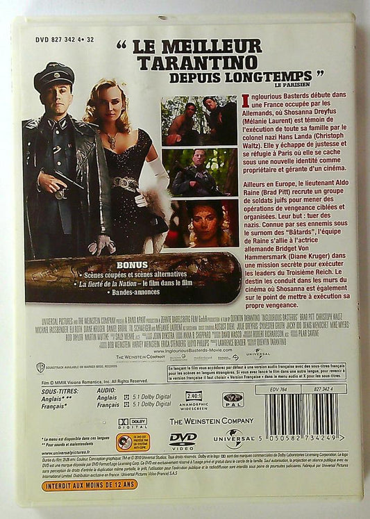 Dvd Inglourious Basterds Quentin Tarantino