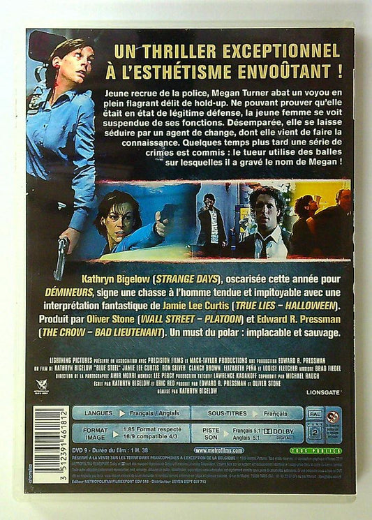 Dvd Blue Steel Jamie Lee Curtis Kathryn Bigelow Metropolitan