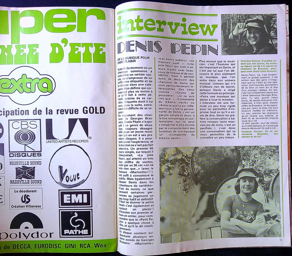 Magazine – Extra N°3 – Musique – Pink Floyd Elvis 1975