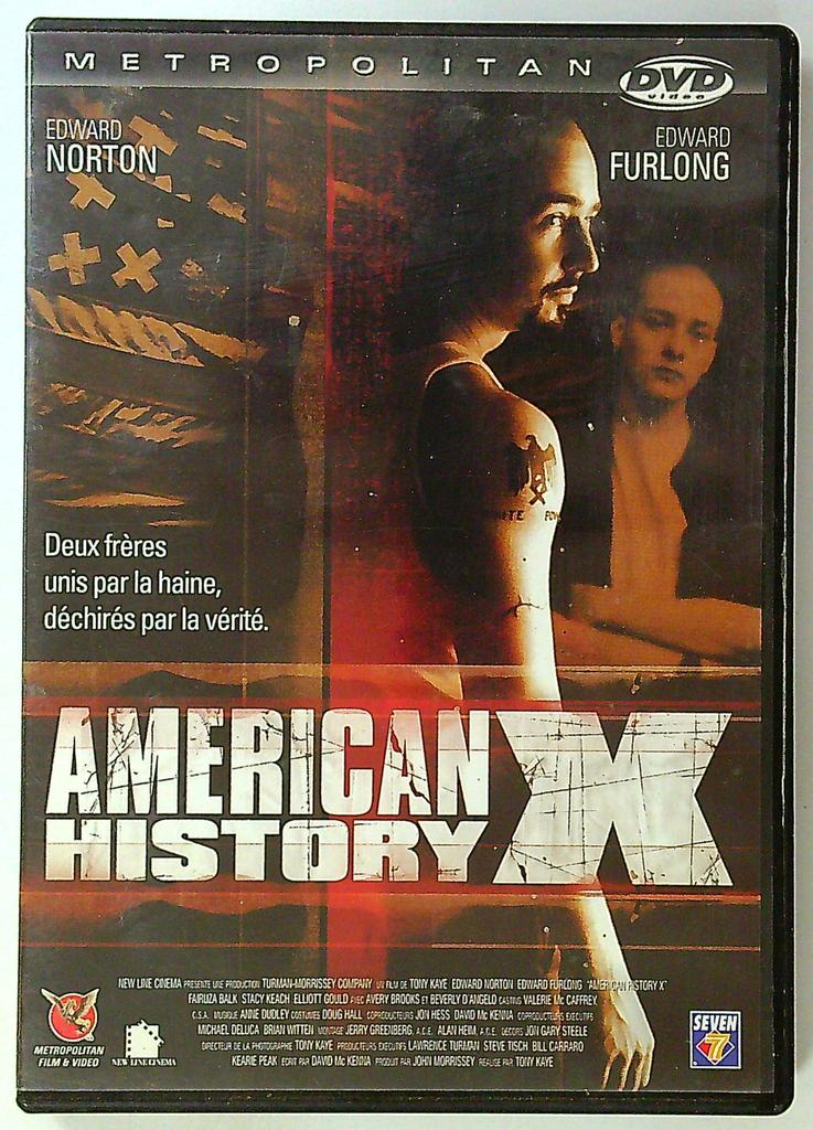 Dvd American History X Edward Norton Metropolitan