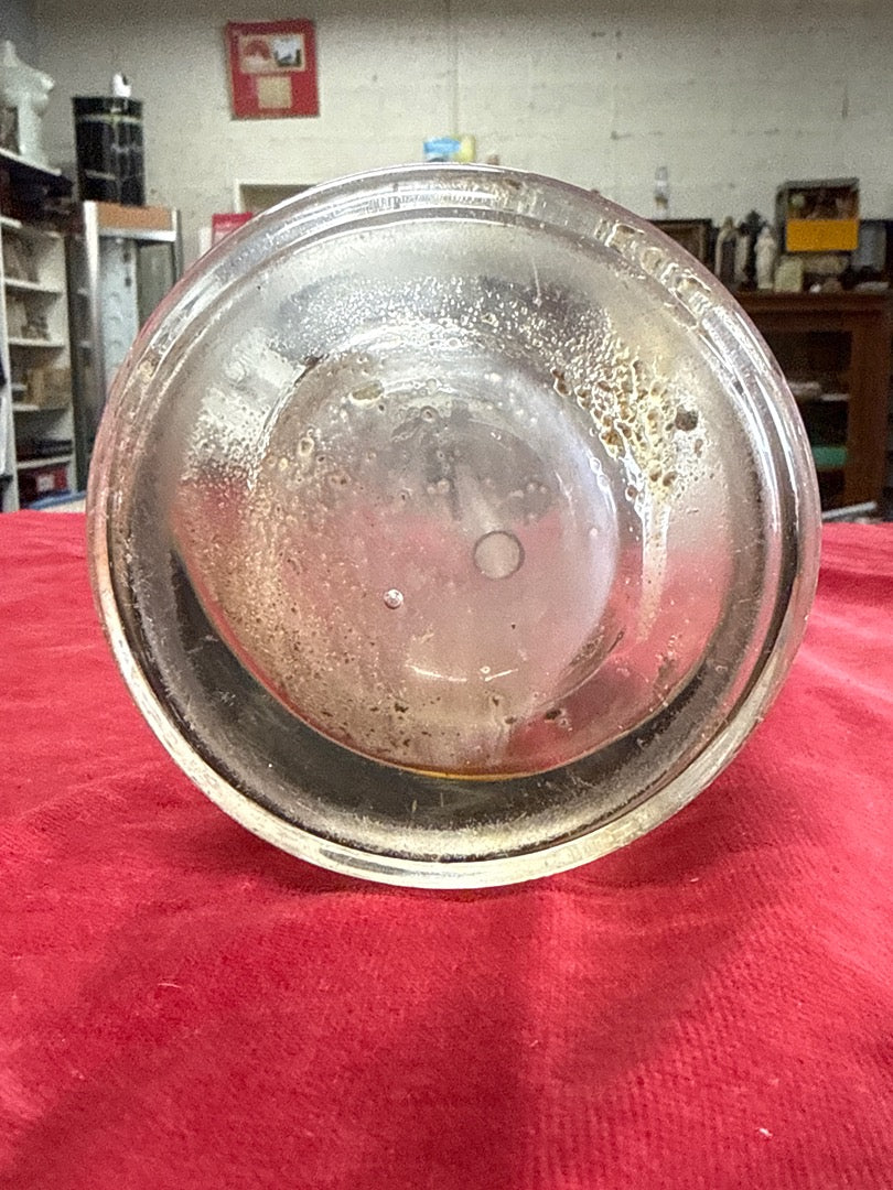 Siphon – R. White's – Ornement – Verre gravé vintage