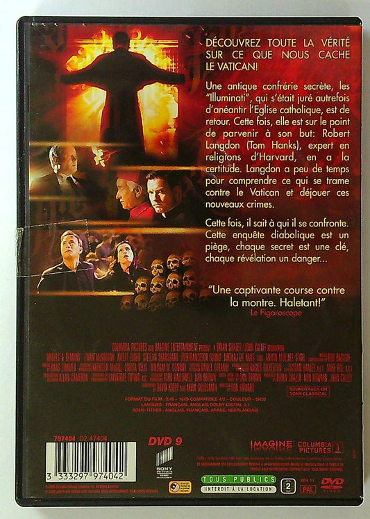 Dvd Anges & Démons Version Longue Tom Hanks