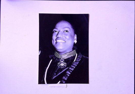 Photographie originale Agip Jessye Norman 1984