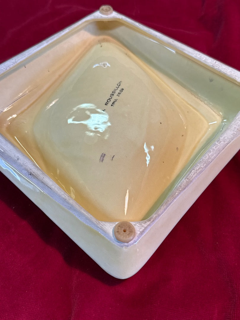 Cendrier – La Meuse – Vintage – Céramique Crème