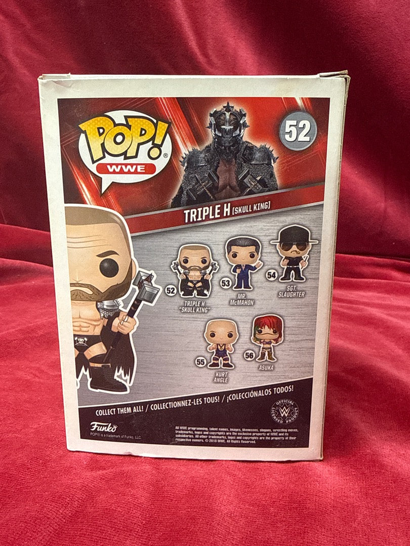 Figurine Pop Triple H Skull King Wwe Funko 52
