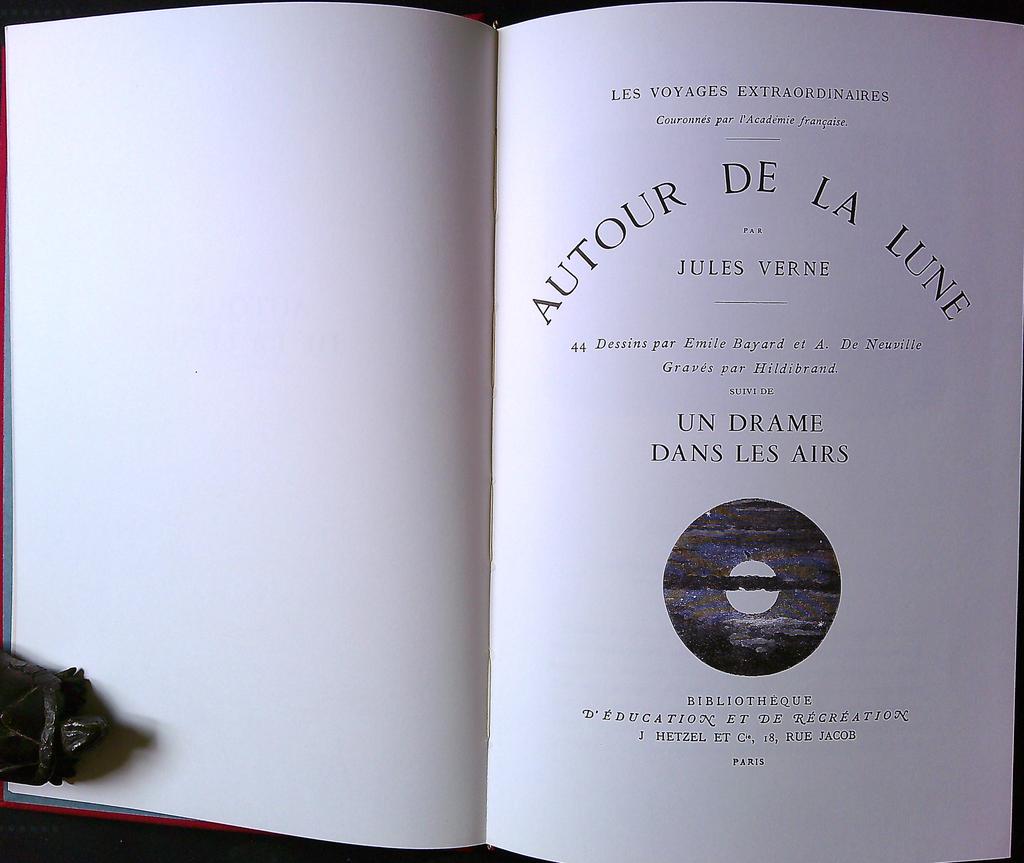 Livre Jules Verne – Autour de la Lune – Michel de l'ormeraie