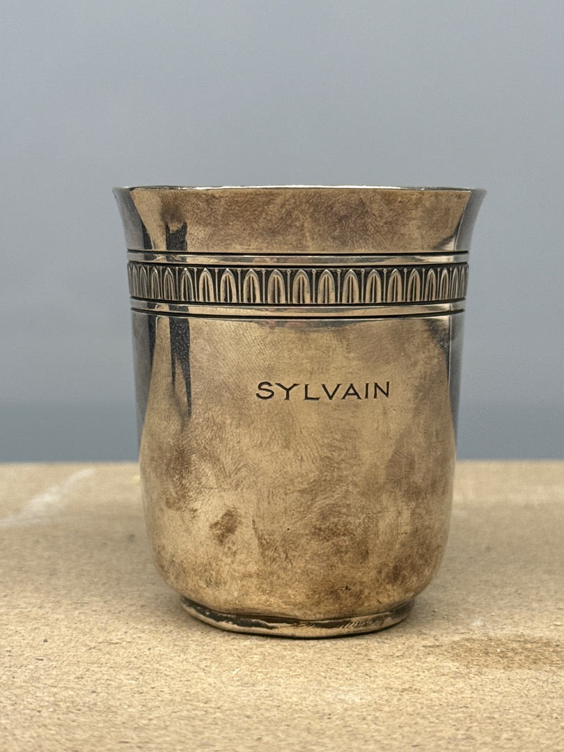 Timbale – Christofle – Vaisselle – Métal argenté Sylvain