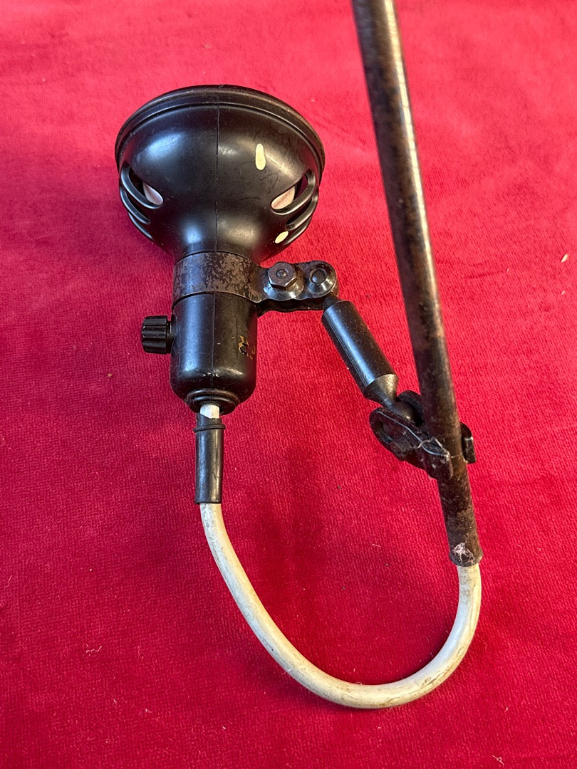 Lampe de bureau vintage flexible noir Singer Slf-3
