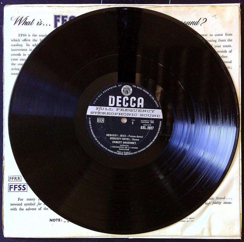 Vinyle – Decca Sxl 2027 – Classique – Ansermet Dukas