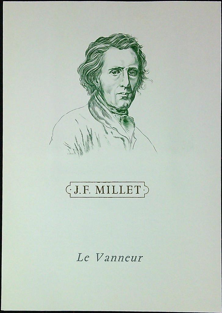 Jean François Millet Les Glaneuses Enveloppe Dépliant Timbre 1er jour Encart Fdc Yvert et Tellier