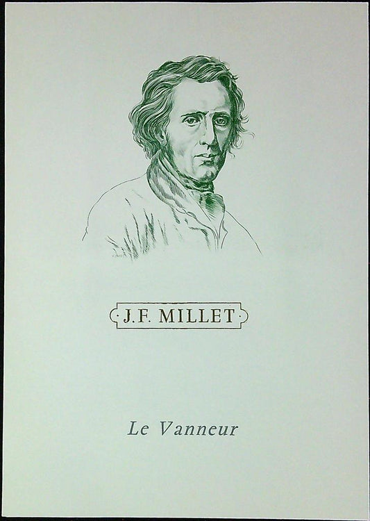 Jean François Millet Les Glaneuses Enveloppe Dépliant Timbre 1er jour Encart Fdc Yvert et Tellier