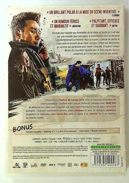 Dvd Hard Day film de Kim Seong-hun thriller coréen