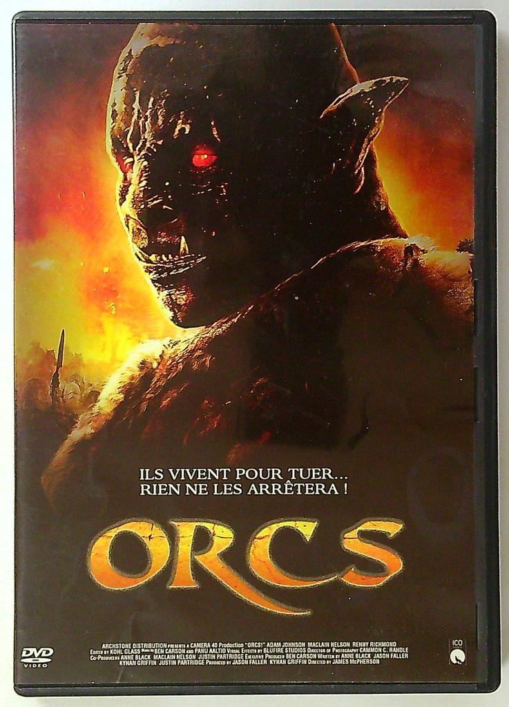 Dvd Orcs - Film Fantastique et Action