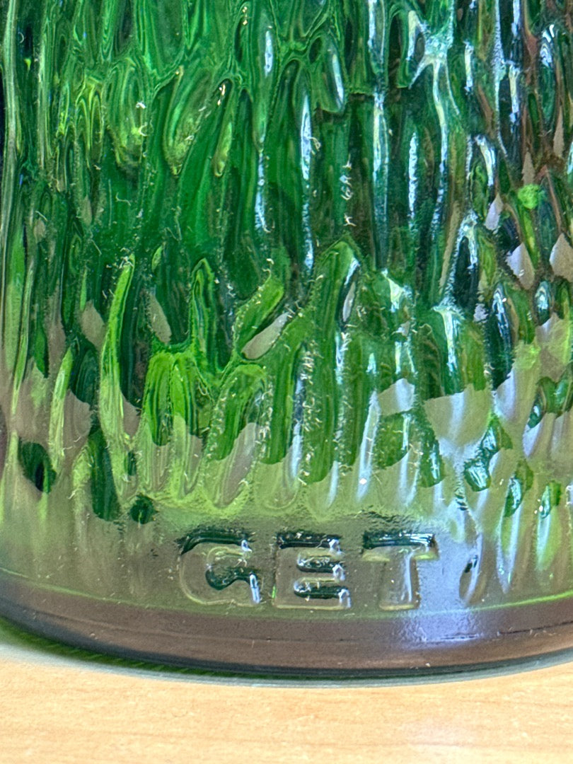Bouteille Get 27 – Get 27 – Bouteille en verre – Vintage vert relief