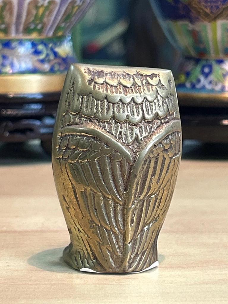 Statuette Chouette / Hibou en Laiton