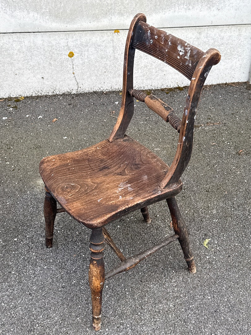 Lot de 3 chaises – Vintage – Mobilier – Bois massif